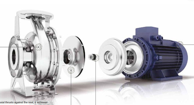 اجزاء الکترو پمپ سانتریفیوژ استیل 3L Series