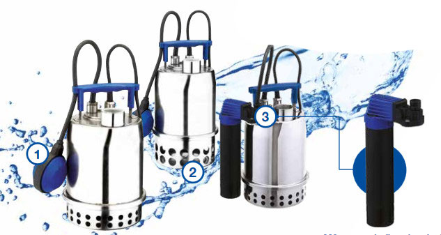 انواع الکتروپمپ کف کش تمام استیل best